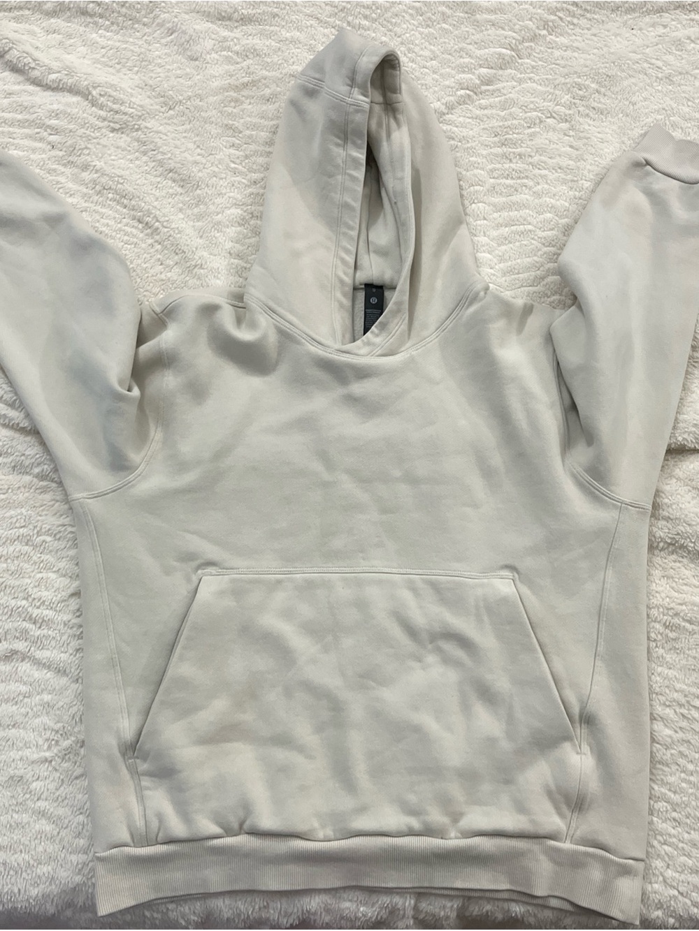 Plain white lululemon Pullover Hoodie